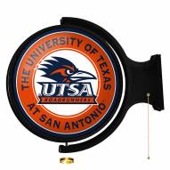 Texas San Antonio Roadrunners Round Rotating Lighted Wall Sign