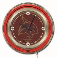 Texas State Bobcats Neon Clock