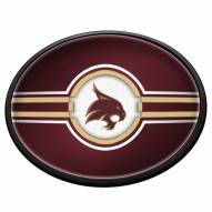 Texas State Bobcats Oval Slimline Lighted Wall Sign
