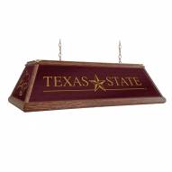 Texas State Bobcats Premium Wood Pool Table Light