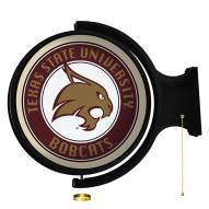 Texas State Bobcats Round Rotating Lighted Wall Sign