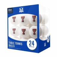 Texas Tech Red Raiders 24 Count Ping Pong Balls