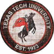 Texas Tech Red Raiders 24" Heritage Logo Round Sign