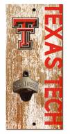 Texas Tech Red Raiders 6" x 12" Distressed Bottle Opener
