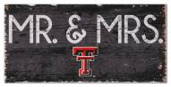 Texas Tech Red Raiders 6" x 12" Mr. & Mrs. Sign