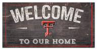 Texas Tech Red Raiders 6" x 12" Welcome Sign