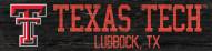 Texas Tech Red Raiders 6" x 24" Team Name Sign