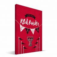 Texas Tech Red Raiders 8" x 12" Little Man Canvas Print