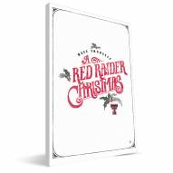 Texas Tech Red Raiders 8" x 12" Merry Little Christmas Canvas Print