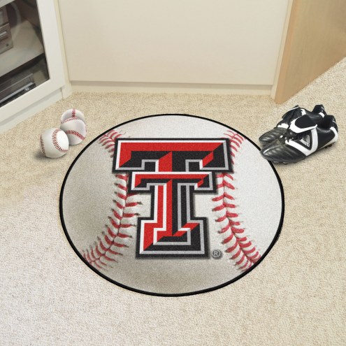 Texas Tech Red Raiders Baseball Rug