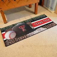 Texas Tech Red Raiders Baseball Runner Rug