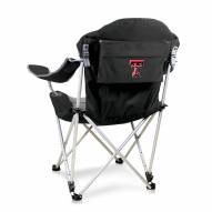 Texas Tech Red Raiders Black Reclining Camp Chair