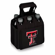 Texas Tech Red Raiders Black Six Pack Cooler Tote
