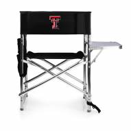 Texas Tech Red Raiders Black Sports Folding Chair