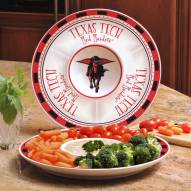 Texas Tech Red Raiders Ceramic Chip and Dip Serving Dish