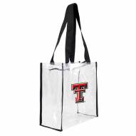 Texas Tech Red Raiders Clear Square Stadium Tote