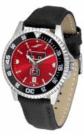 Texas Tech Red Raiders Competitor AnoChrome Men's Watch - Color Bezel