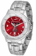 Texas Tech Red Raiders Competitor Steel AnoChrome Men's Watch