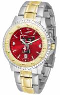 Texas Tech Red Raiders Competitor Two-Tone AnoChrome Men's Watch