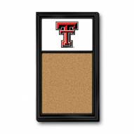 Texas Tech Red Raiders Cork Note Board