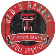 Texas Tech Red Raiders Dad's Garage Sign