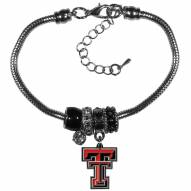 Texas Tech Red Raiders Euro Bead Bracelet
