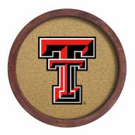 Texas Tech Red Raiders "Faux" Barrel Framed Cork Board