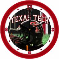 Texas Tech Red Raiders Football Helmet Wall Clock