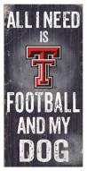 Texas Tech Red Raiders Football & My Dog Sign