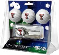 Texas Tech Red Raiders Golf Ball Gift Pack with Kool Tool