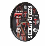 Texas Tech Red Raiders Digitally Printed Wood Clock