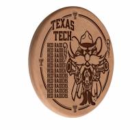 Texas Tech Red Raiders Laser Engraved Wood Sign