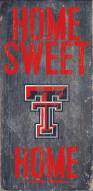 Texas Tech Red Raiders Home Sweet Home Wood Sign