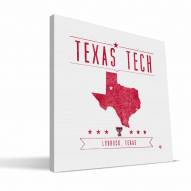 Texas Tech Red Raiders Industrial Canvas Print