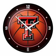 Texas Tech Red Raiders Modern Disc Wall Clock