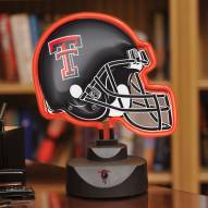 Texas Tech Red Raiders Neon Helmet Desk Lamp