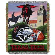Texas Tech Red Raiders NCAA Woven Tapestry Throw / Blanket