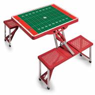 Texas Tech Red Raiders Red Sports Folding Picnic Table