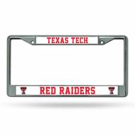 Texas Tech Red Raiders Chrome License Plate Frame