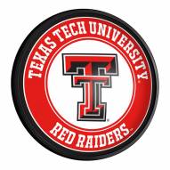 Texas Tech Red Raiders Round Slimline Lighted Wall Sign