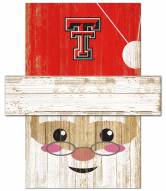 Texas Tech Red Raiders Santa Head Sign