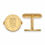 Texas Tech Red Raiders Sterling Silver Gold Plated Cuff Links