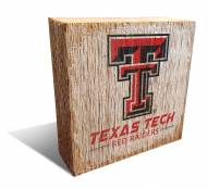 Texas Tech Red Raiders Team Logo Block