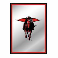 Texas Tech Red Raiders Vertical Framed Mirrored Wall Sign
