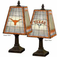 Texas Longhorns NCAA Hand-Painted Art Glass Table Lamp