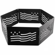 The Zion Stars & Stripes Portable Folding Fire Ring