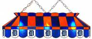 Detroit Tigers MLB Team 40" Rectangular Stained Glass Shade