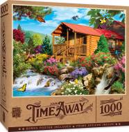 Time Away Cascading Cabin 1000 Piece Puzzle