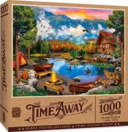 Time Away Sunset Canoe 1000 Piece Puzzle