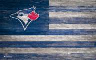 Toronto Blue Jays 11" x 19" Distressed Flag Sign
